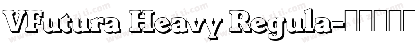 VFutura Heavy Regula字体转换
